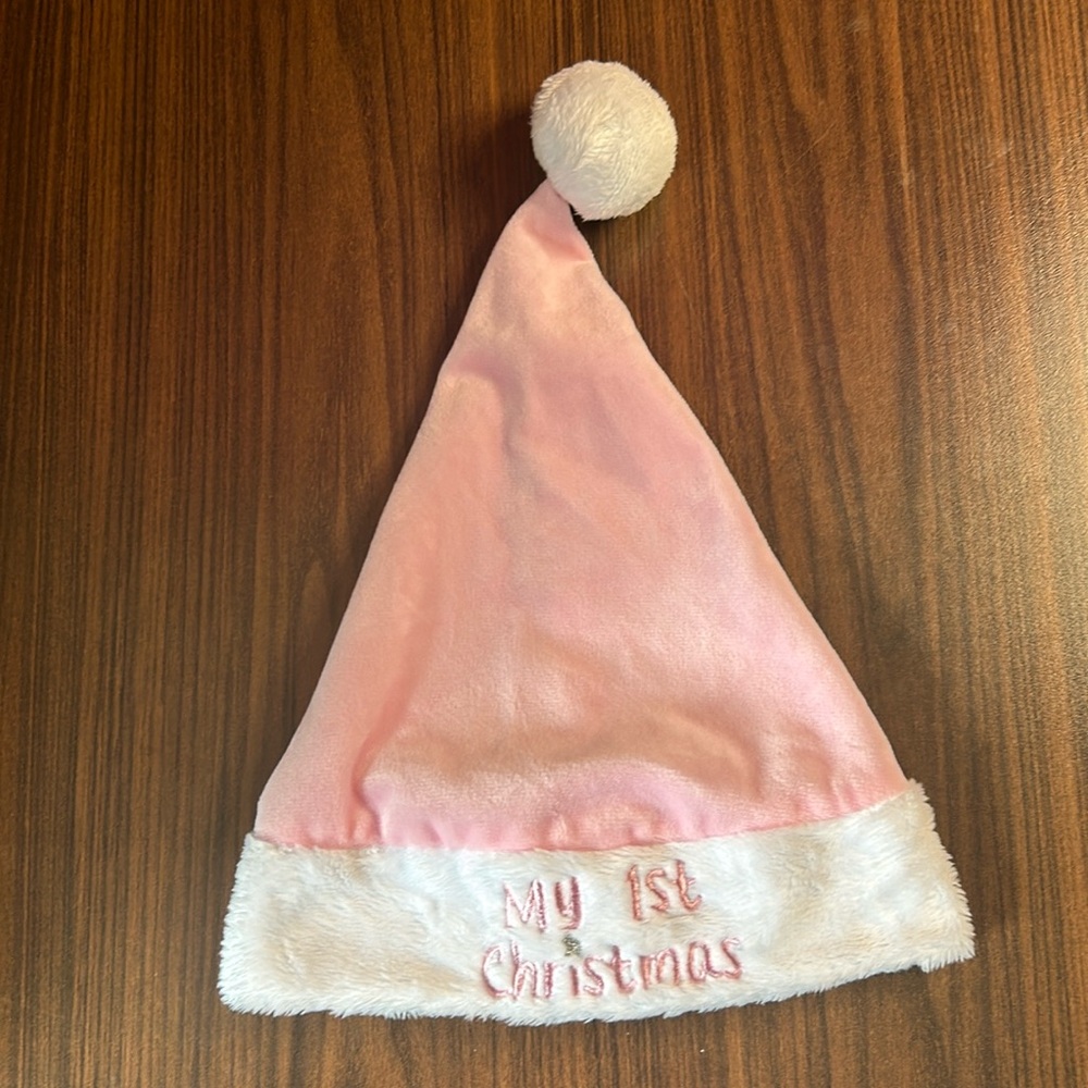 (3 for $10) Baby’s First Christmas Hat - Picture 1 of 4